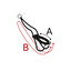Flamingo Easy Walker Peitoral Preto para cães, , large Indicador imagem número 3