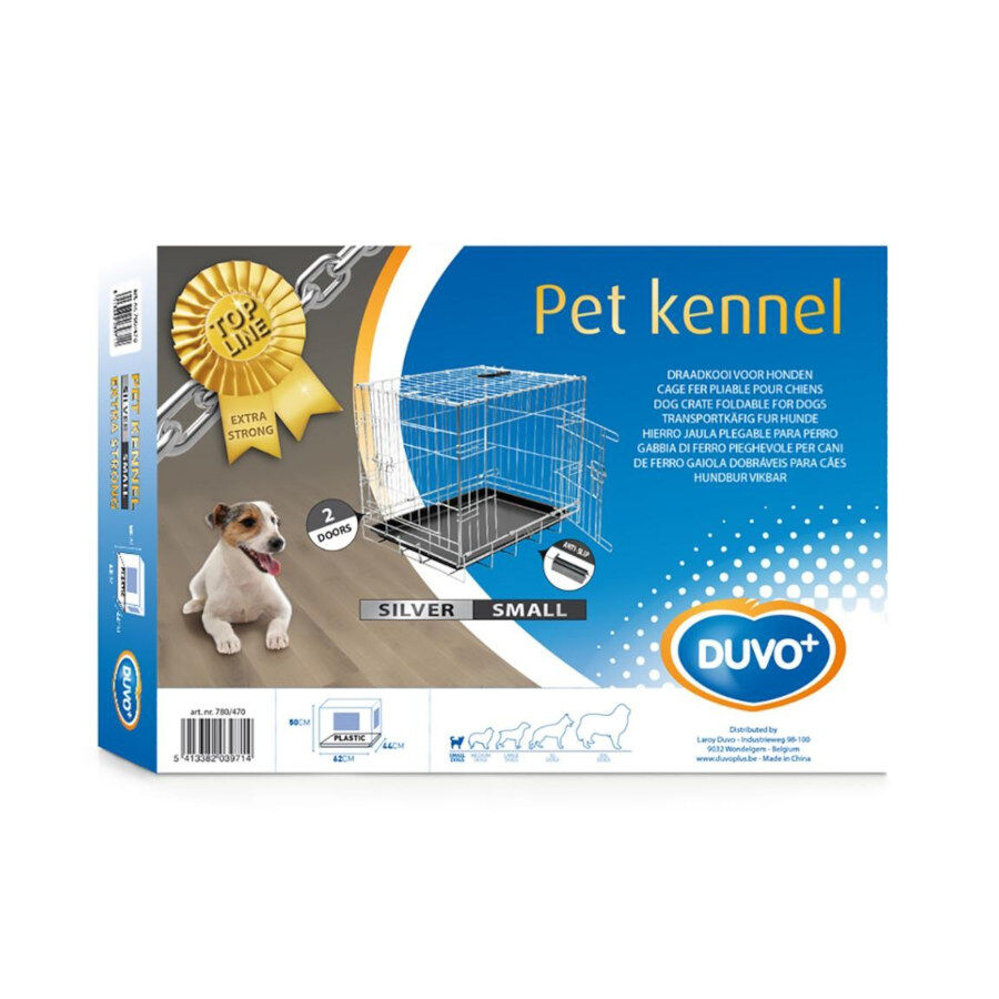 Gaiola de metal extra forte Duvo Plus Chrome para c&atilde;es, , large Imagem n&uacute;mero 2