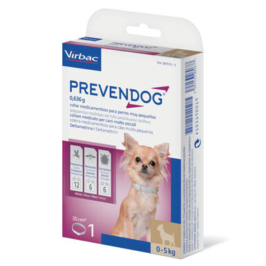 Virbac Prevendog coleira antiparasitária para cães pequenos