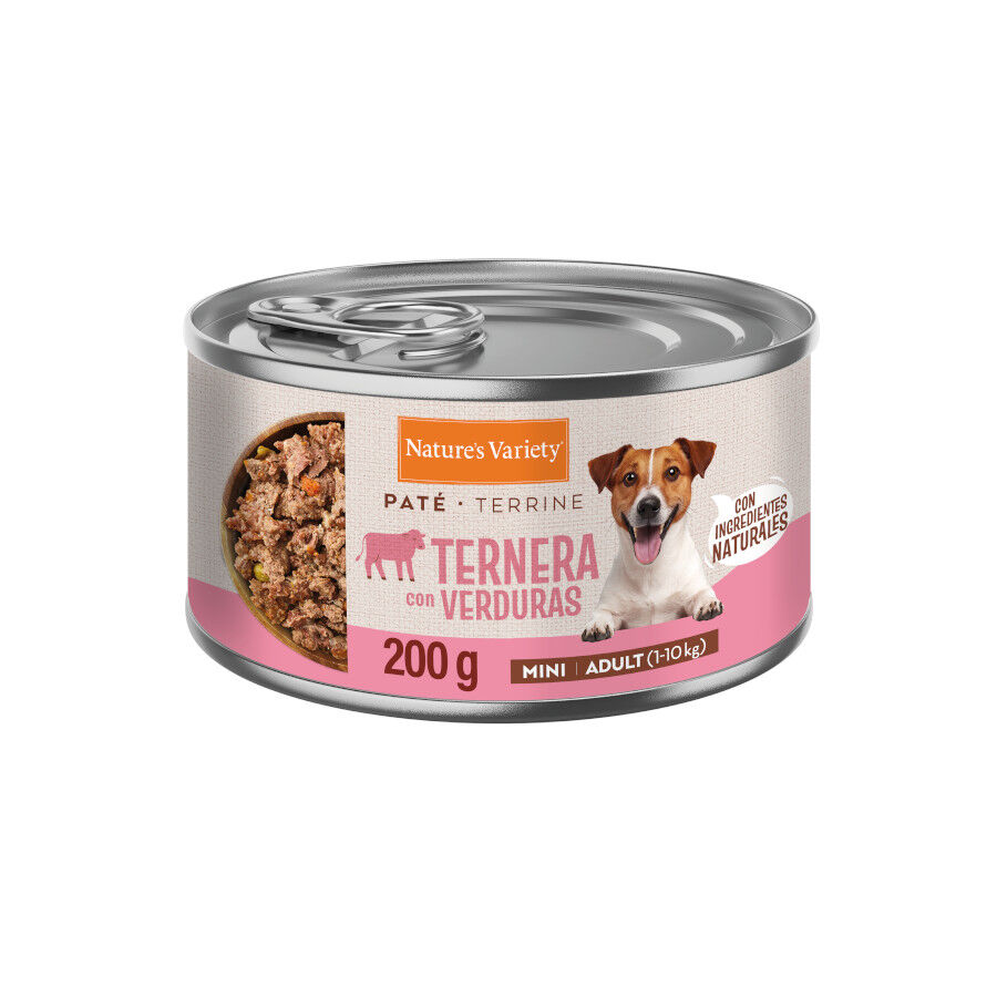 200 gr Nature's Variety Pat&eacute; Ternera con Verduras Lata para perros adultos mini, , large Imagem n&uacute;mero 1