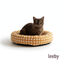 Leeby Cama Donut Vichy Laranja para gatos, , large Indicador imagem n&uacute;mero 3