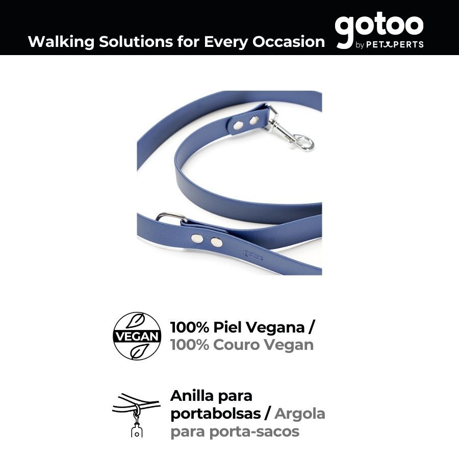 Gotoo Trela Biothane azul para c&atilde;es, , large Imagem n&uacute;mero 4
