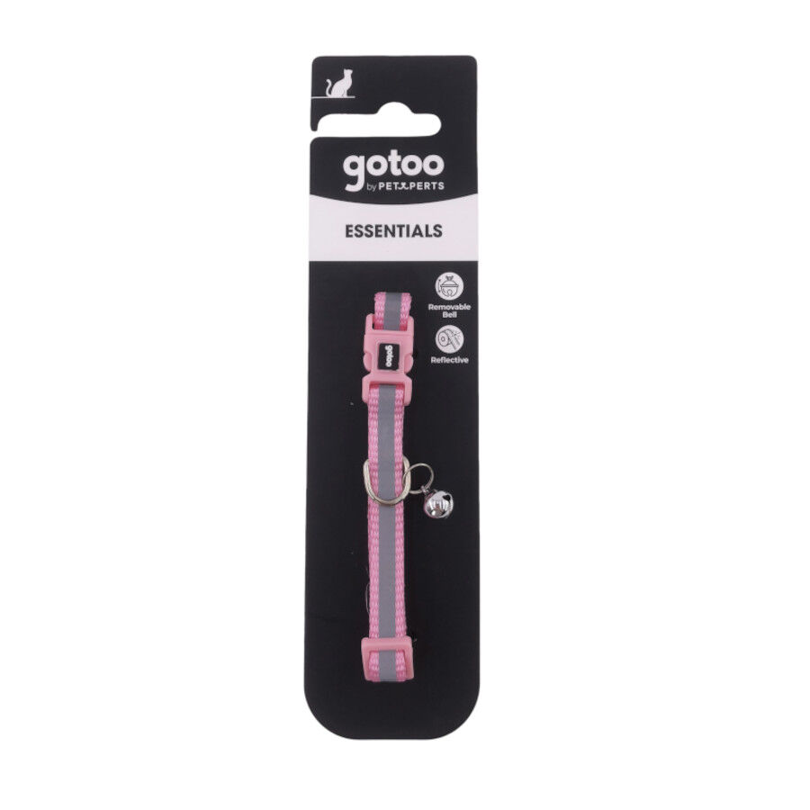 Gotoo Coleira nylon rosa para gatos, , large Imagem n&uacute;mero 4