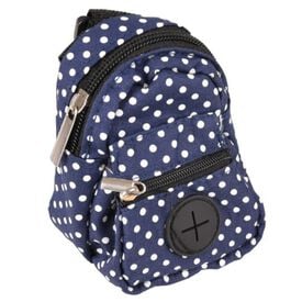 Flamingo Dispensador de sacos Mochila Azul para cães