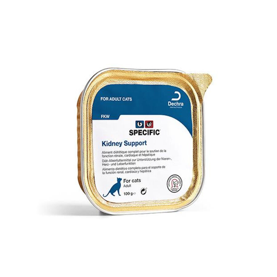 7 terrinas x 100 g Specific FKW Kidney Support terrina para gatos - Pack, , large Imagem n&uacute;mero 1