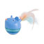 Outward Hound Catstages Hunt n’ Swat Treat Trumbler Rato interativo com penas para gatos, , large Indicador imagem número 1