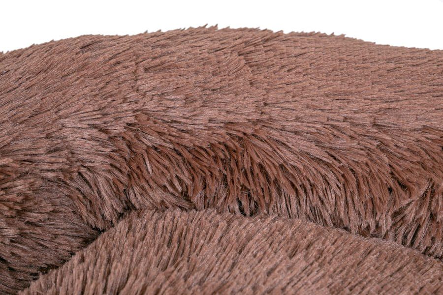 Leeby Cama Redonda Anti Stress Castanha para c&atilde;es, , large Imagem n&uacute;mero 3