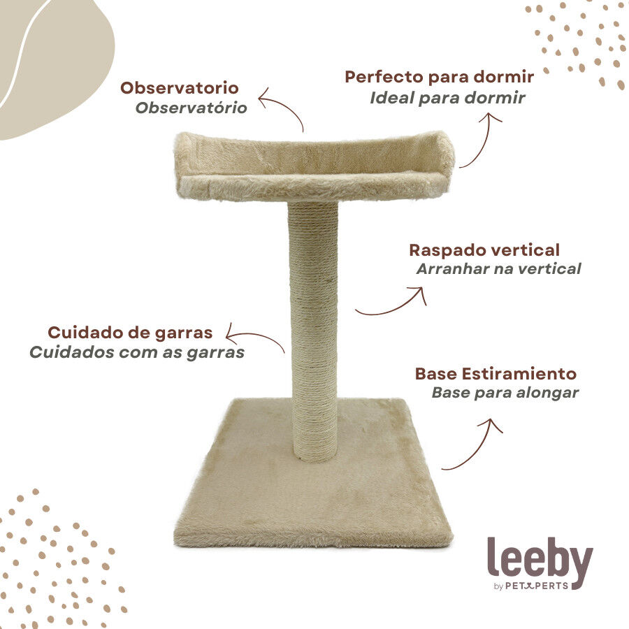 Leeby Simba arranhador com cama para gatos, , large Imagem n&uacute;mero 4