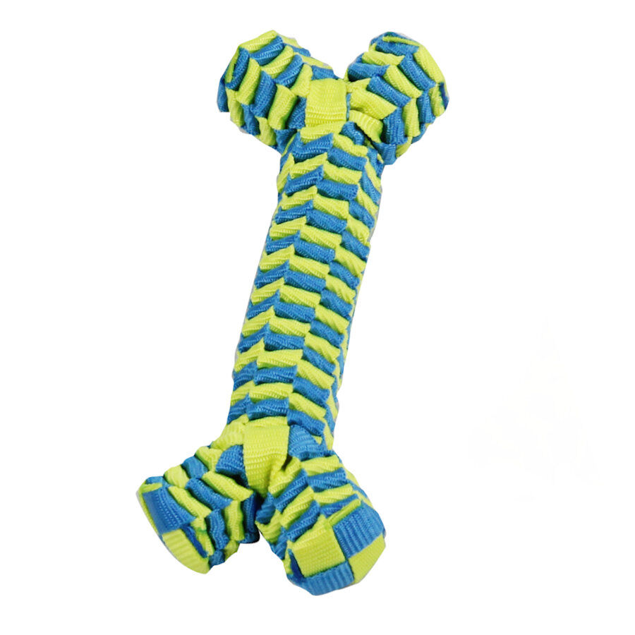 Tootoy! Pull Braided Nylon Bone mordedor de corda para c&atilde;es, , large Imagem n&uacute;mero 1