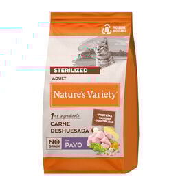 Nature's Variety No Grain Adult Sterilized Peru ração para gatos