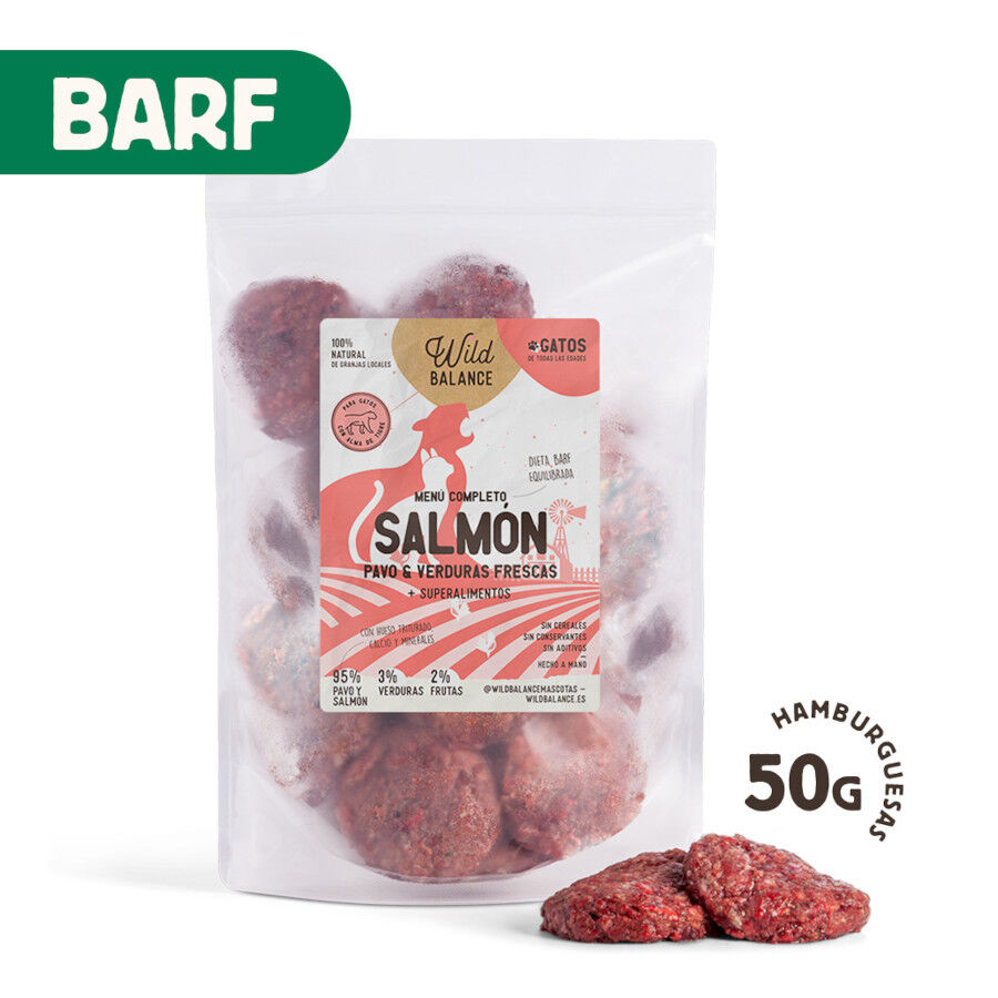 1 kg Wild Balance BARF Salm&atilde;o Peru e Legumes alimenta&ccedil;&atilde;o natural congelada para gatos, , large Imagem n&uacute;mero 2