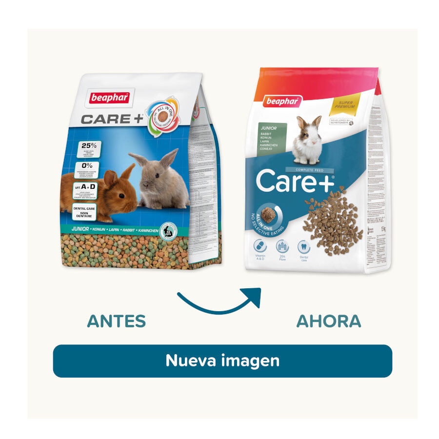 Beaphar Care + ra&ccedil;&atilde;o para coelhos Jr super premium, , large Imagem n&uacute;mero 2