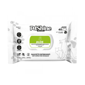 Petshine toalhitas de alo&eacute;-vera para c&atilde;es