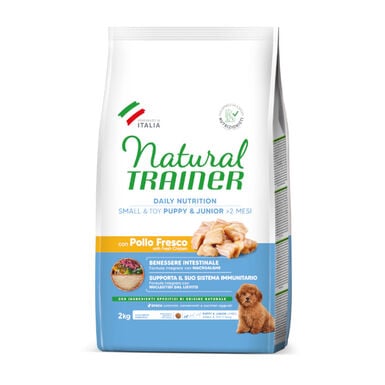Natural Trainer Puppy/Junior&Mini/Toy Frango ração para cães