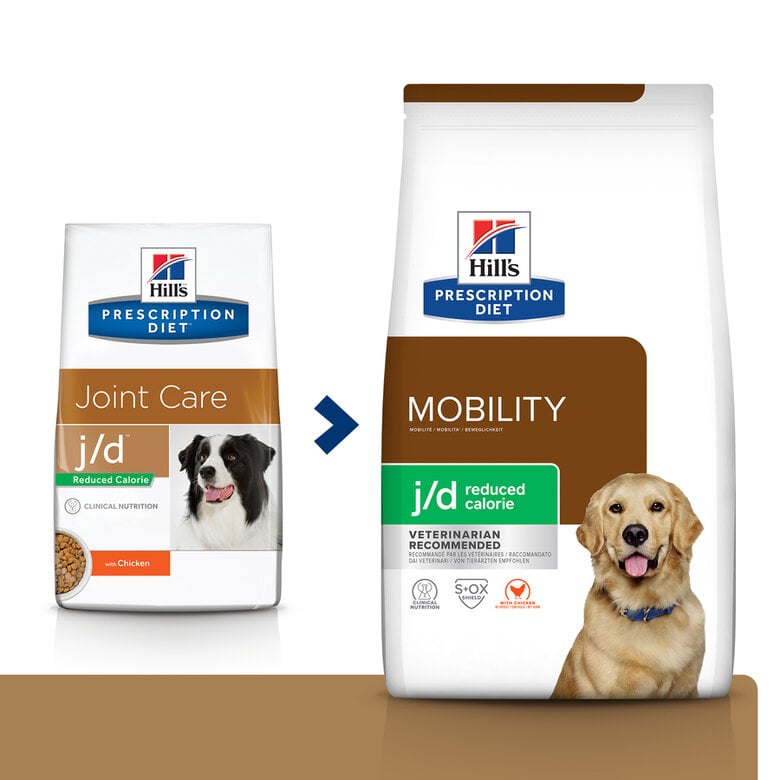 12 kg Hill's Prescription Diet Joint Care Reduced Calorie j/d Frango ração para cães,  Imagem número 6 12 kg Hill's Prescription Diet Joint Care Reduced Calorie j/d Frango ração para cães, , large Imagem número 6