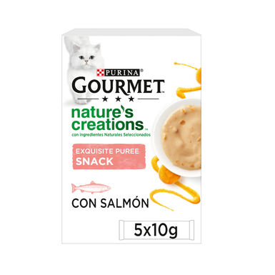 Gourmet Nature's Creations Snack Húmido de Salmão para gatos