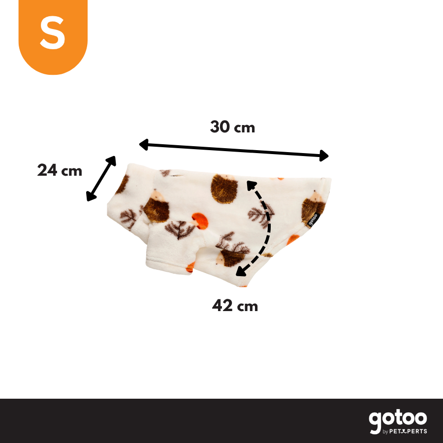 Gotoo Camisola Polar com Padr&atilde;o de Ouri&ccedil;os para gatos, , large Imagem n&uacute;mero 4