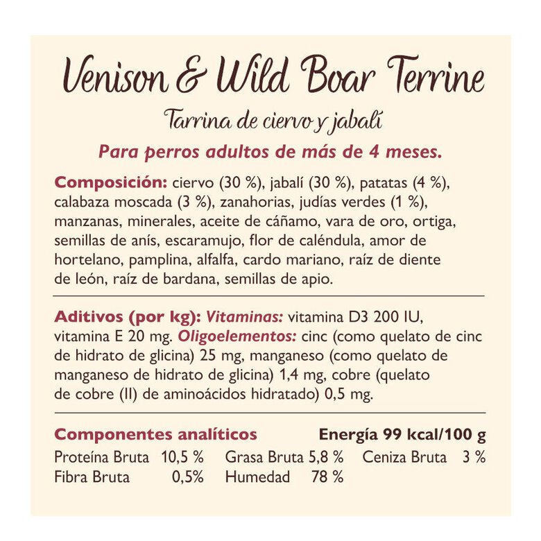400 g Lily's Kitchen Veado e Javali lata para cães,  Imagem número 4 400 g Lily's Kitchen Veado e Javali lata para cães, , large Imagem número 4
