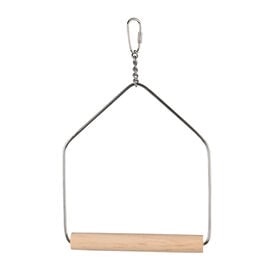 Flamingo de brinquedo de balanço de madeira para periquitos