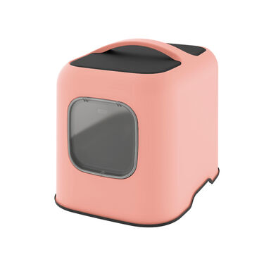 Rotho Biala Eco Caixa de Areia Rosa para gatos