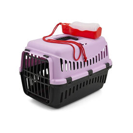 Pack de Viagem TK-Pet: Transportadora Senda Gipsy + Bebedouro Port&aacute;til para c&atilde;es e gatos