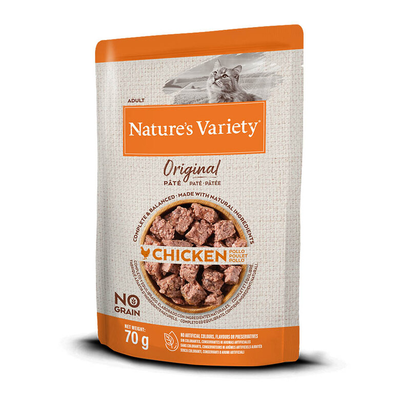 70 g Nature's Variety Original Adult frango saqueta para gatos,  Imagem número 1 70 g Nature's Variety Original Adult frango saqueta para gatos, , large Imagem número 1