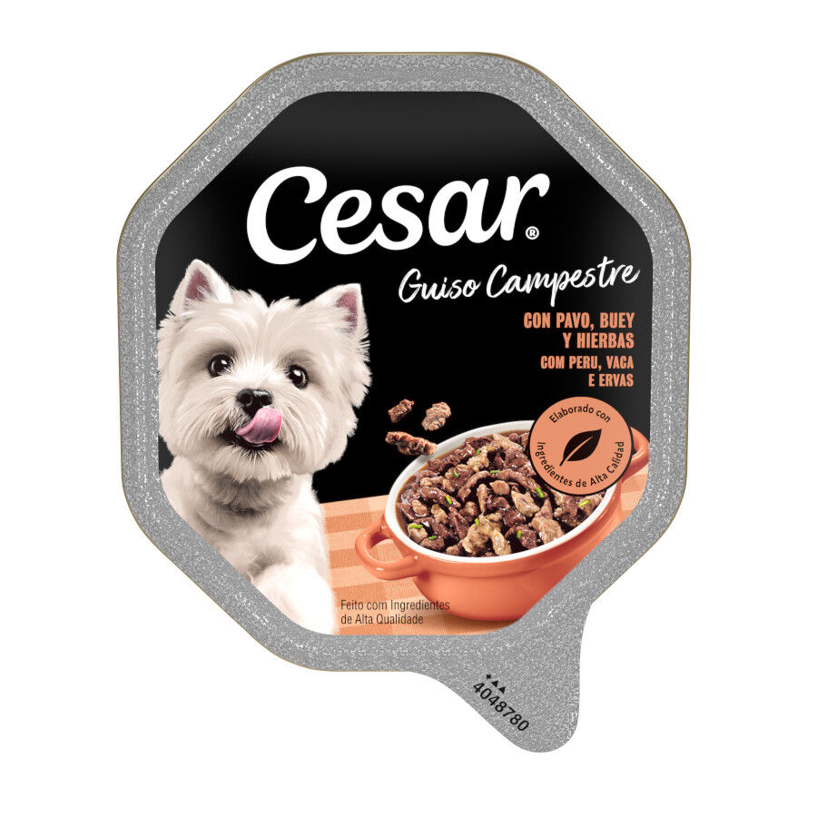 150 g Cesar Guiso Campestre Pavo y Buey tarrina para perros, , large Imagem n&uacute;mero 1