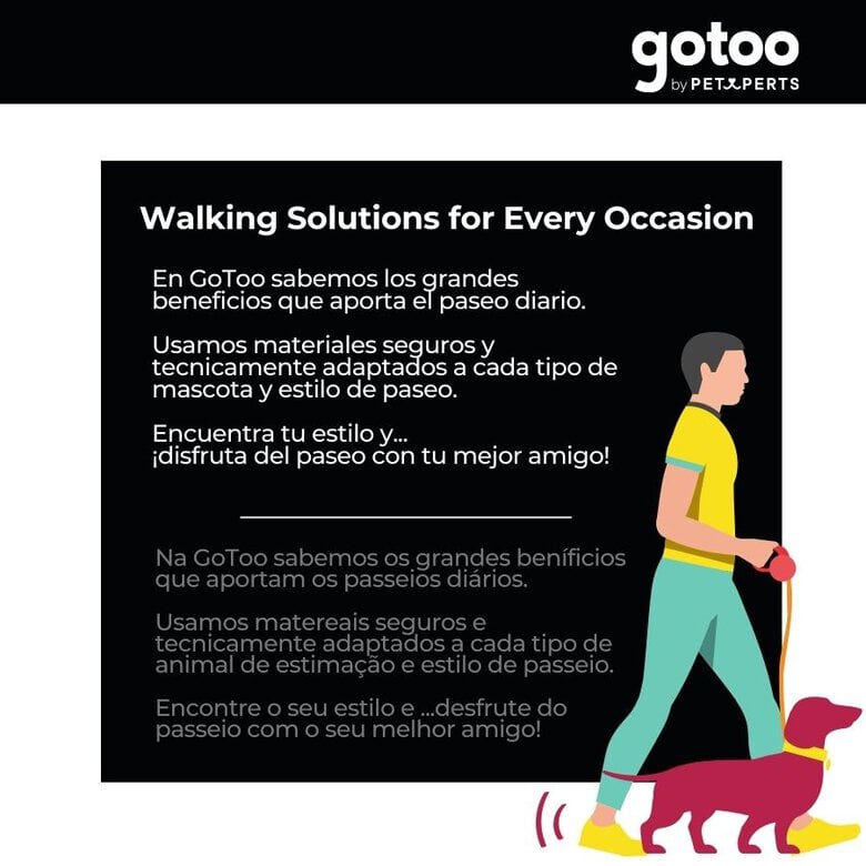 Gotoo Trela estampada tartã vermelho para cães,  Imagem número 5 Gotoo Trela estampada tartã vermelho para cães, , large Imagem número 5