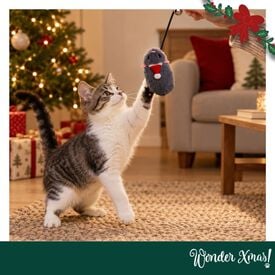 Wonder Christmas Rato Brinquedo para gatos