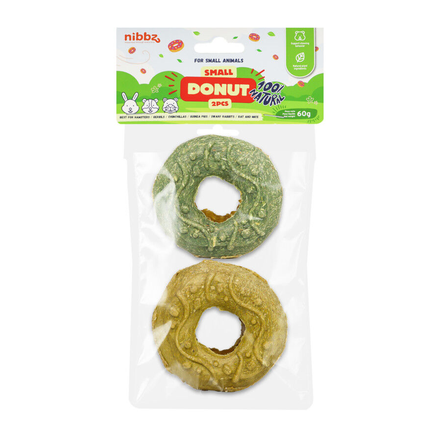 Nibbz Donuts Comest&iacute;veis Suplemento alimentar para roedores, , large Imagem n&uacute;mero 1