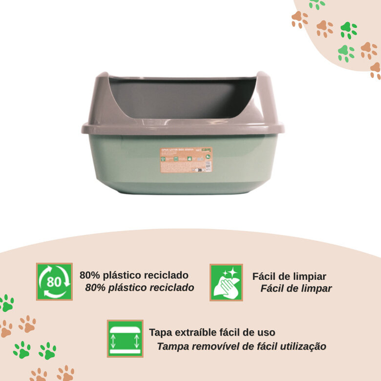 Nice Care Eco Caixa de areia verde para gatos,  Imagem número 3 Nice Care Eco Caixa de areia verde para gatos, , large Imagem número 3