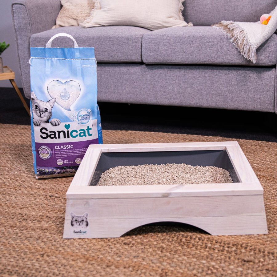 10 L Sanicat Classic Areia Absorvente Alfazema, , large Imagem n&uacute;mero 5