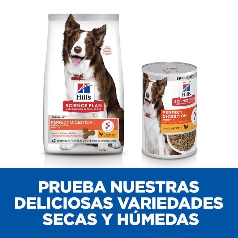 14 kg Hill'sScience Plan Perfect Digestion Medium Adult Ração de frango para cães,  Imagem número 6 14 kg Hill'sScience Plan Perfect Digestion Medium Adult Ração de frango para cães, , large Imagem número 6