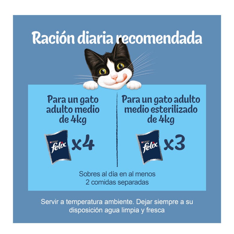 12 saquetas x 85 g Felix Sensations Seleção de Peixes saquetas em galeia,  Imagem número 3 12 saquetas x 85 g Felix Sensations Seleção de Peixes saquetas em galeia, , large Imagem número 3