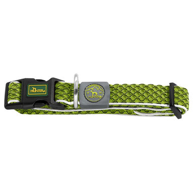 Hunter Hilo Vario Basic Coleira verde para cães 