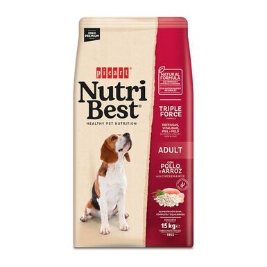 Nutribest Adult Frango e Arroz ração para cães