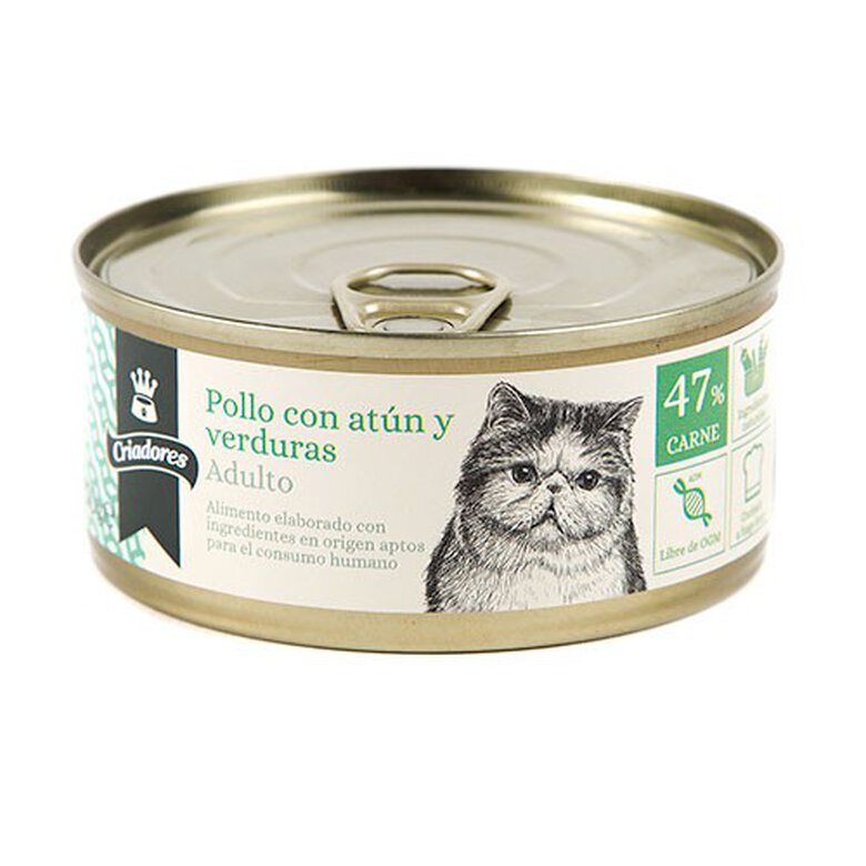 170 g Criadores Adulto Frango e Atum em lata para gatos,  Imagem número 1 170 g Criadores Adulto Frango e Atum em lata para gatos, , large Imagem número 1