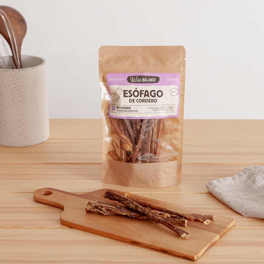 50 g Wild Balance Es&oacute;fago de cordeiro para c&atilde;es, , large Imagem n&uacute;mero 2