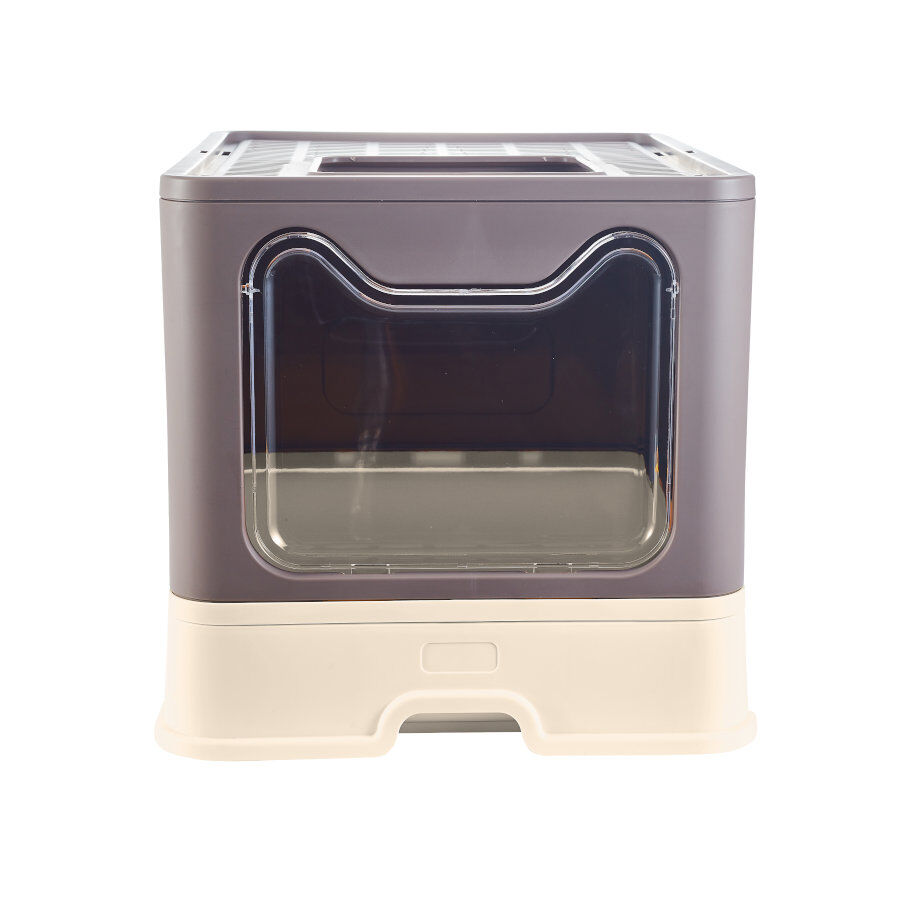 Freedog LumoBox Caixa de Areia Dobr&aacute;vel Cinza para gatos, , large Imagem n&uacute;mero 1