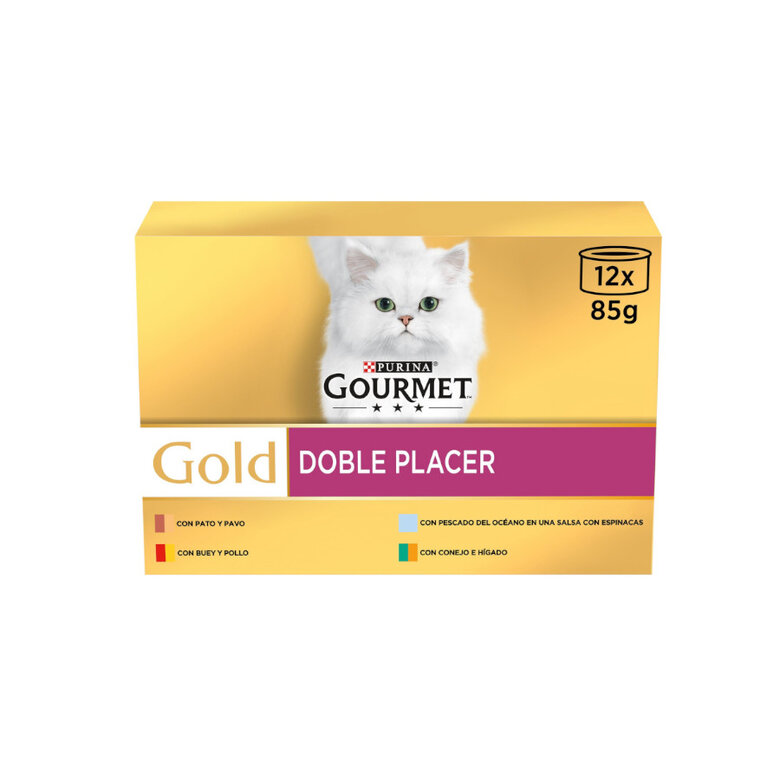 12 latas x 85 g Gourmet Gold Sortido lata para gatos ,  Imagem número 1 12 latas x 85 g Gourmet Gold Sortido lata para gatos , , large Imagem número 1