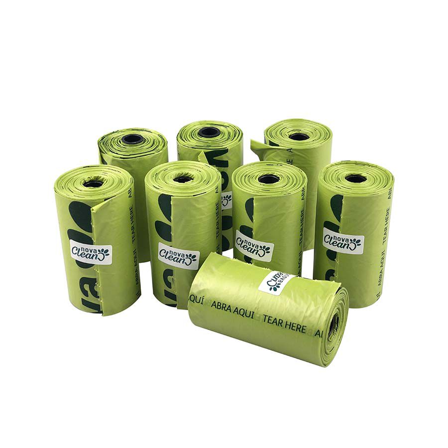 8 rolos (120 sacos) Nova Clean Eco Sacos Higi&eacute;nicos Perfumados Lavanda para c&atilde;es, , large Imagem n&uacute;mero 2