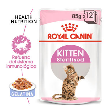 Royal Canin Kitten Sterilised Saquetas de Gelatina para gatinhos