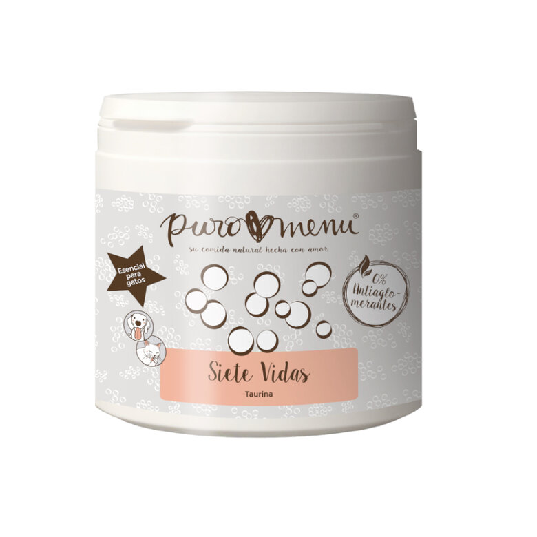 100 g Pure Menu Siete Vidas Taurina para cães e gatos,  Imagem número 1 100 g Pure Menu Siete Vidas Taurina para cães e gatos, , large Imagem número 1