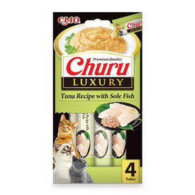 Churu Luxury Snack de Atum e Linguado para gatos