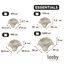 Leeby Comedouro de Pl&aacute;stico Taupe para c&atilde;es, , large Indicador imagem n&uacute;mero 4