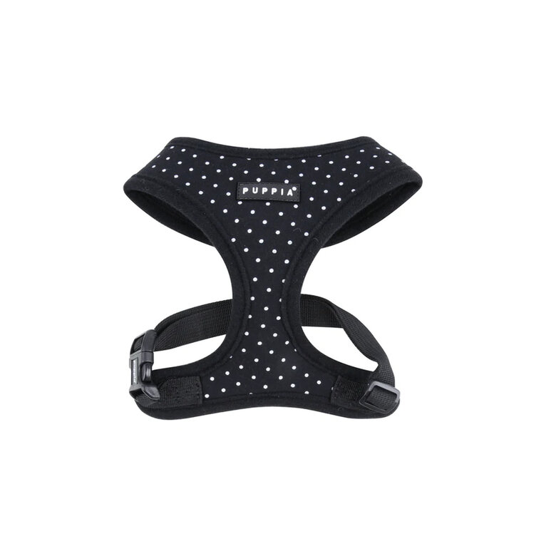 Puppia Dotty Peitoral Preto para cães,  Imagem número 1 Puppia Dotty Peitoral Preto para cães, , large Imagem número 1