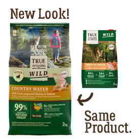 True Origins Wild Kitten Country Water Frango e Salm&atilde;o ra&ccedil;&atilde;o