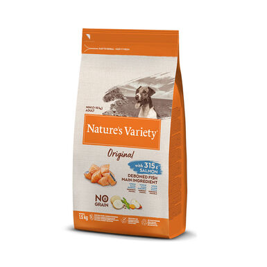Nature's Variety Original Sin Cereales Mini Adult Salmón
