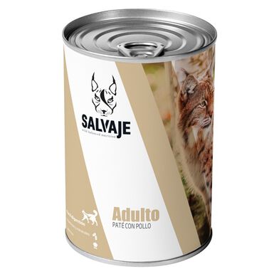 Salvaje Adulto Frango em patê lata para gatos