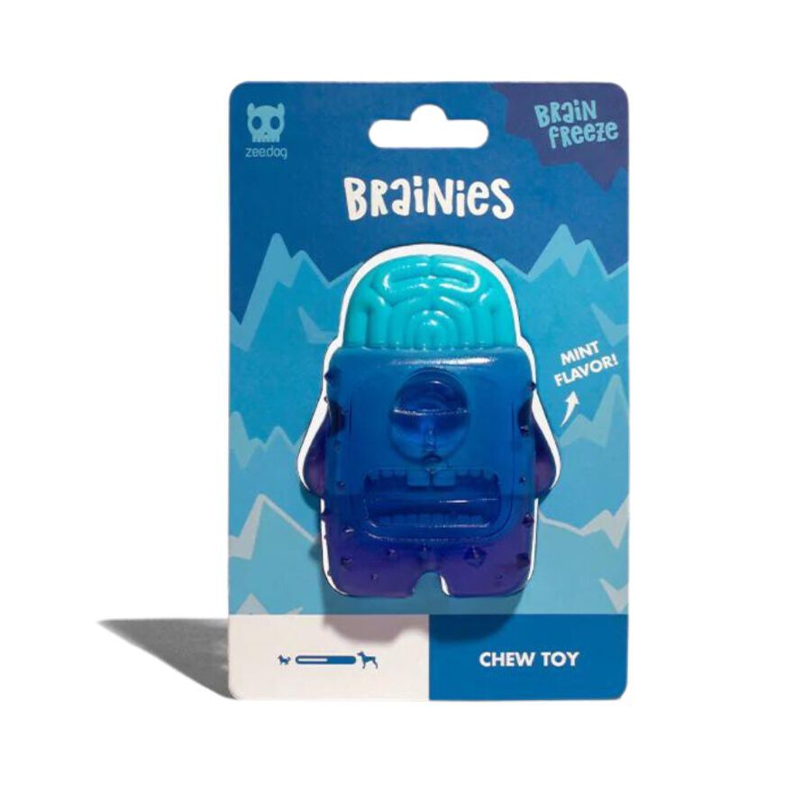 Zeedog Brain Freeze Brinquedo Azul para c&atilde;es, , large Imagem n&uacute;mero 3